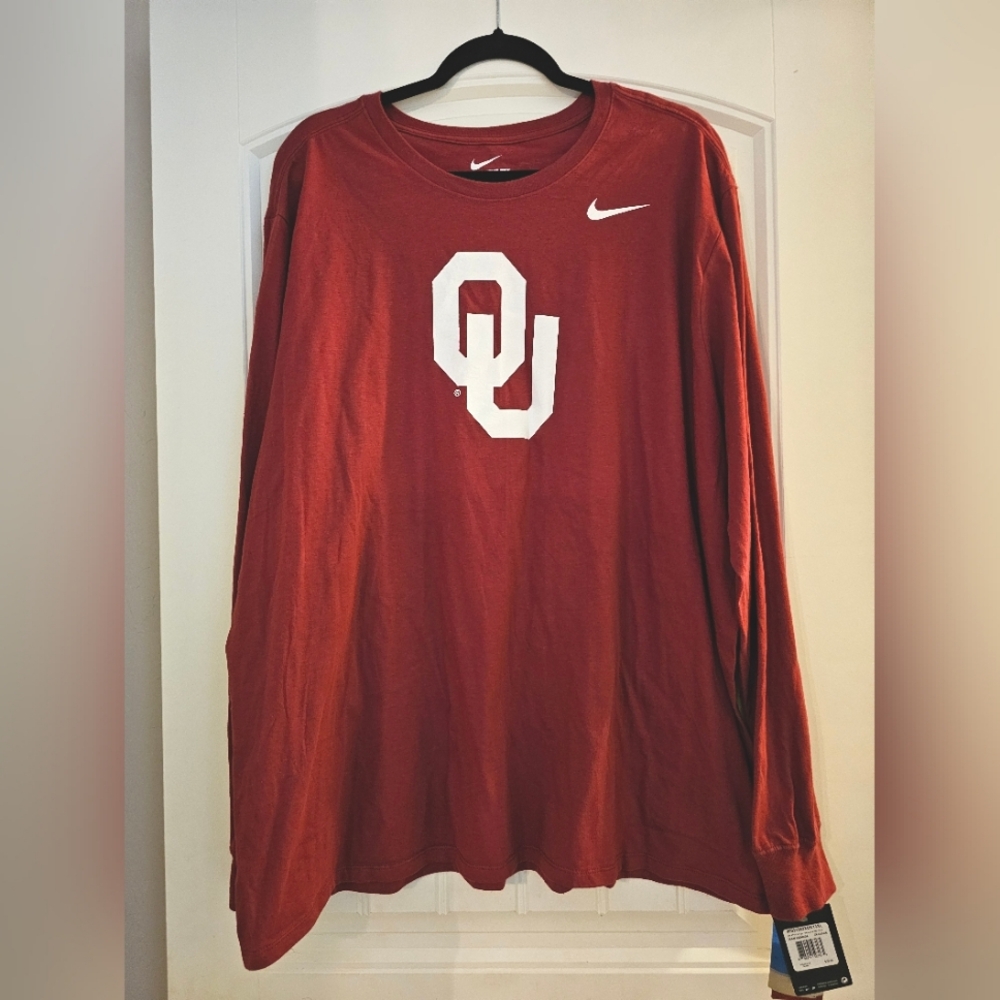 Nike OU Oklahoma Sooners Long Sleeve T Shirt